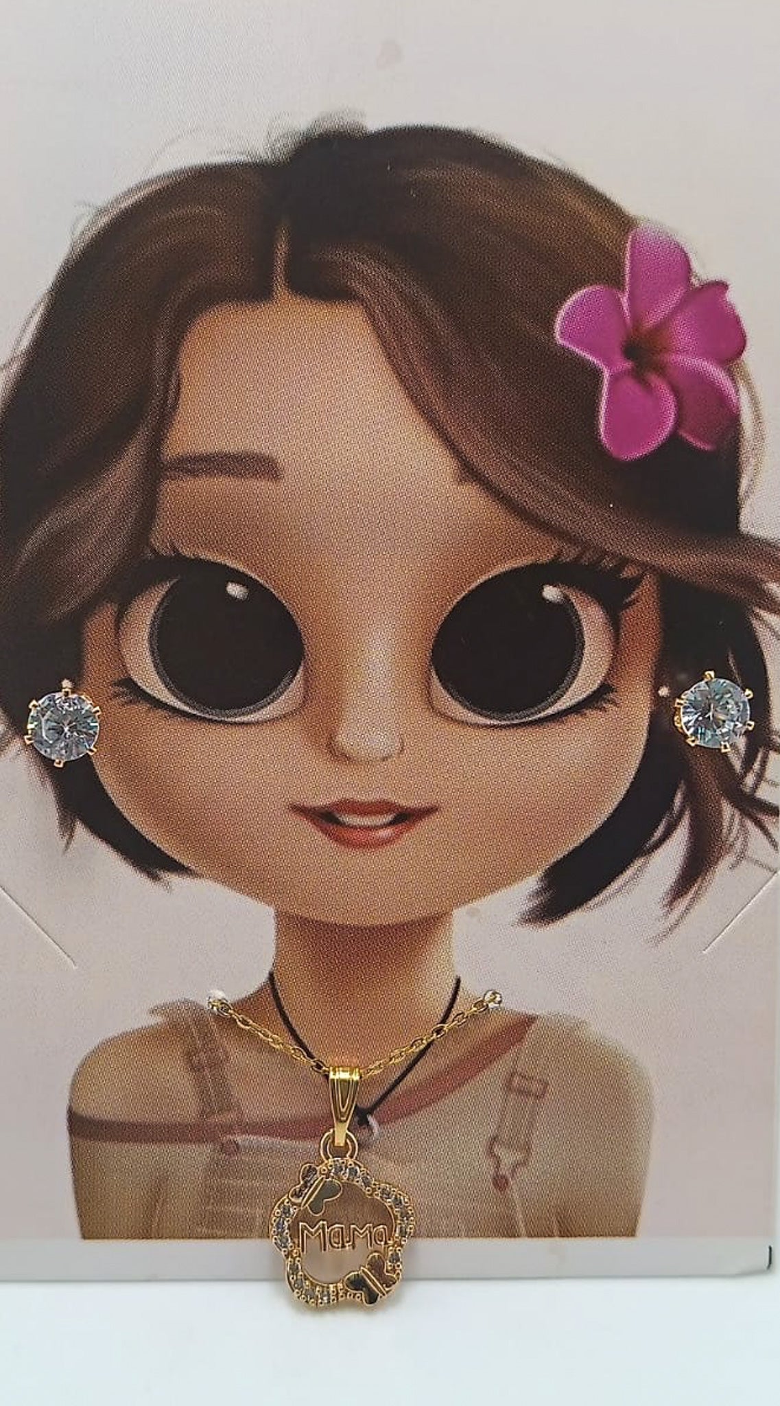 Juego de mama flor mariposa