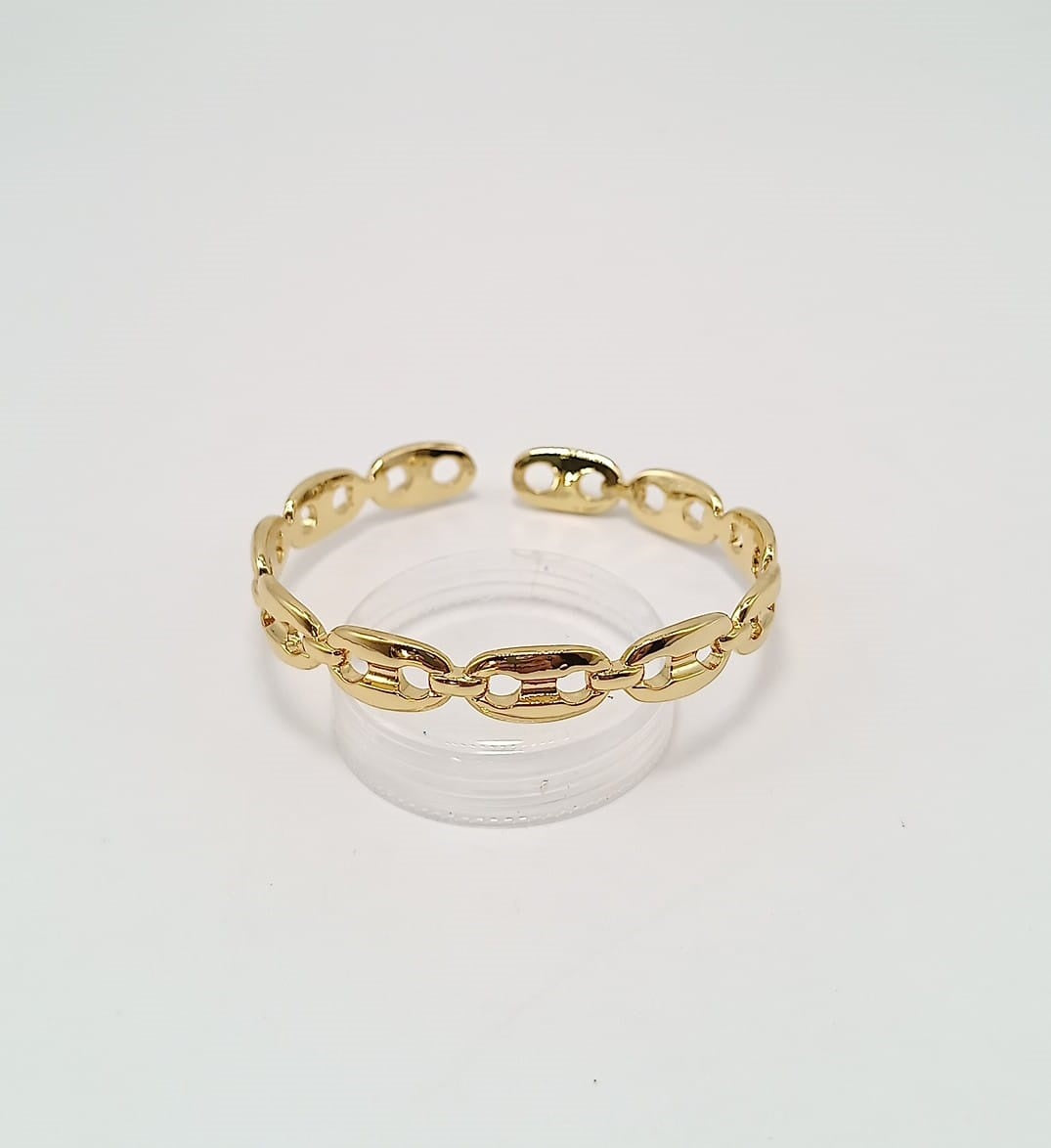 Brazalete rodinado dorado