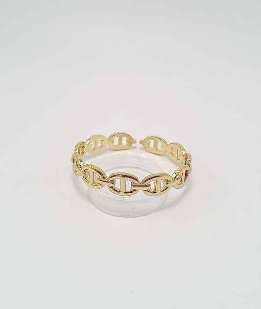 Brazalete rodinado dorado