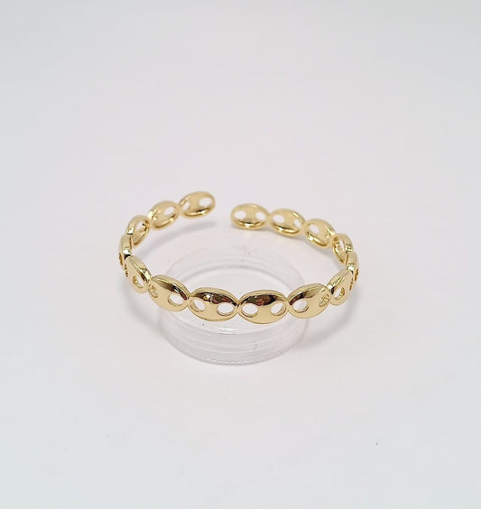 Brazalete rodinado dorado