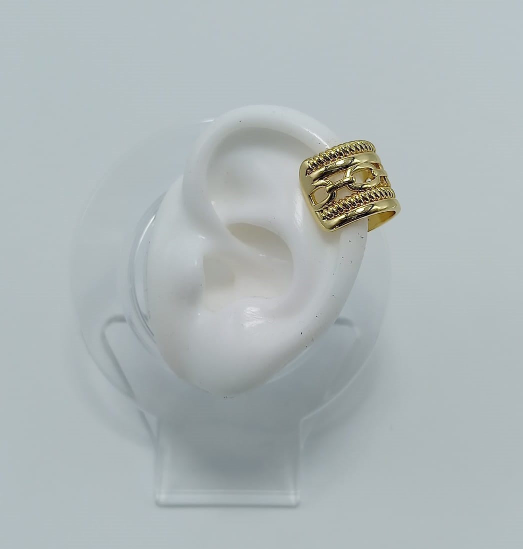 Ear Cuff rodinado dorado